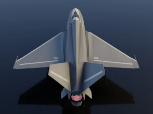 Mikoyan-Gurevich MIG-X21 Fishbone 3D Model