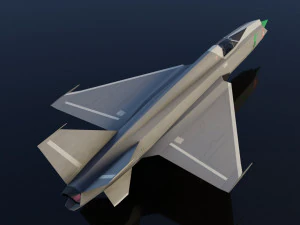 Mikoyan-Gurevich MIG-X21 Fishbone 3D Model