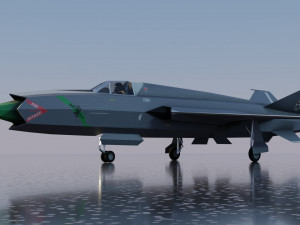 Mikoyan-Gurevich MIG-X21 Fishbone Modelo 3D