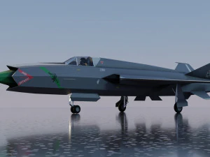 Mikoyan-Gurevich MIG-X21 Fishbone 3D Model