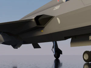 Mikoyan-Gurevich MIG-X21 Fishbone 3D Model