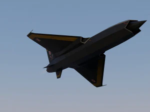 Mikoyan-Gurevich MIG-X21 Fishbone 3D Model