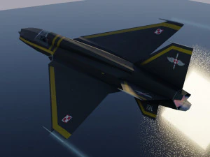 Mikoyan-Gurevich MIG-X21 Fishbone 3D Model