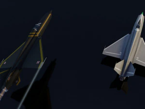 Mikoyan-Gurevich MIG-X21 Fishbone 3D Model