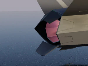 Mikoyan-Gurevich MIG-X21 Fishbone 3D Model