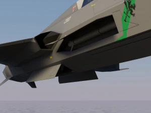 Mikoyan-Gurevich MIG-X21 Fishbone 3D Model