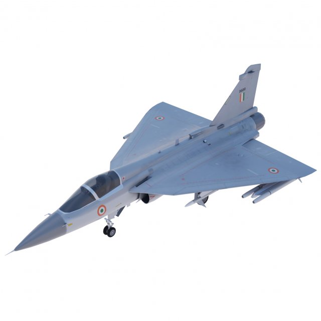 HAL Tejas 3D Model .c4d .max .obj .3ds .fbx .stl .blend 