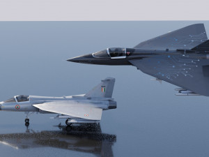 HAL Tejas 3D Model