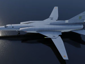 Tupolev Tu-22M3 Backfire 3D Model