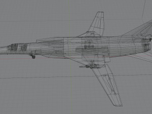 Tupolev Tu-22M3 Backfire 3D मॉडल