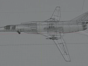 Tupolev Tu-22M3 Backfire 3D Model
