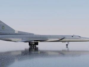 Tupolev Tu-22M3 Backfire 3D Model