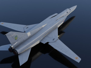 Tupolev Tu-22M3 Backfire 3D मॉडल