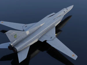 Tupolev Tu-22M3 Backfire 3D Model