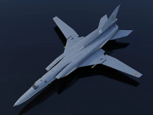 Tupolev Tu-22M3 Backfire 3D Model
