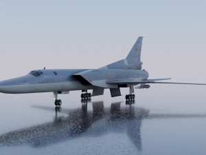 Tupolev Tu-22M3 Backfire 3D मॉडल