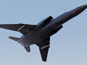 Tupolev Tu-22M3 Backfire 3D Model