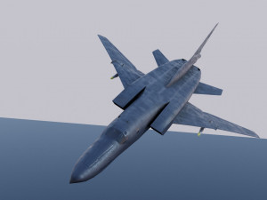 Tupolev Tu-22M3 Backfire 3D मॉडल
