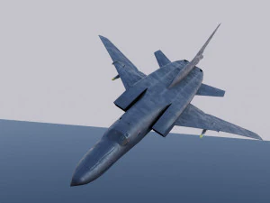 Tupolev Tu-22M3 Backfire 3D Model