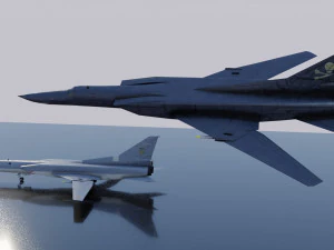 Tupolev Tu-22M3 Backfire 3D Model