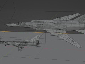Tupolev Tu-22M3 Backfire 3D मॉडल