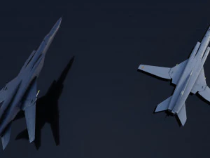 Tupolev Tu-22M3 Backfire 3D Model