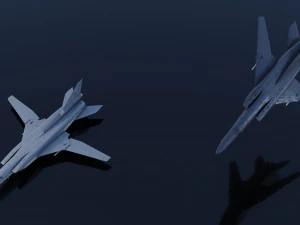 Tupolev Tu-22M3 Backfire 3D Model