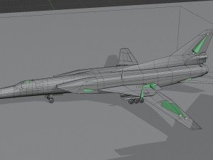 Tupolev Tu-22M3 Backfire 3D मॉडल