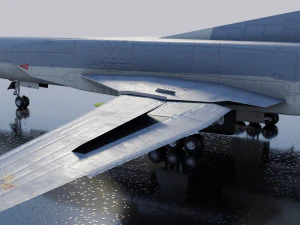 Tupolev Tu-22M3 Backfire 3D Model