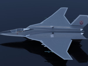 Mitsubishi F-3 F-X Godzilla 3D 模型