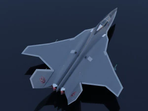 Mitsubishi F-3 F-X Godzilla 3D Model