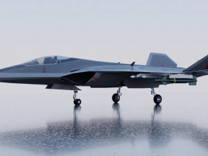 Mitsubishi F-3 F-X Godzilla 3D Model