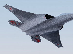Mitsubishi F-3 F-X Godzilla 3D 模型