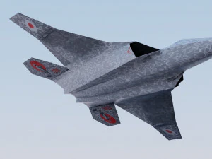 Mitsubishi F-3 F-X Godzilla 3D Model