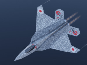 Mitsubishi F-3 F-X Godzilla 3D 模型