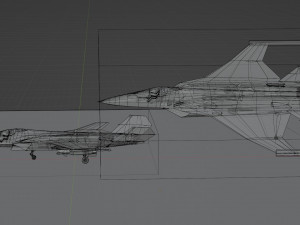 Mitsubishi F-3 F-X Godzilla 3D 模型