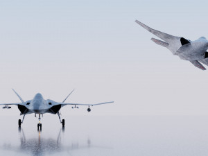 Mitsubishi F-3 F-X Godzilla 3D 模型