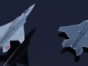 Mitsubishi F-3 F-X Godzilla 3D 模型