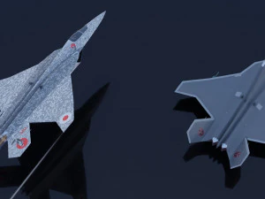 Mitsubishi F-3 F-X Godzilla 3D Model
