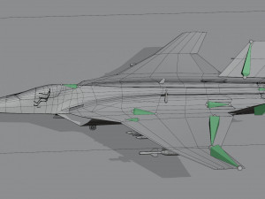 Mitsubishi F-3 F-X Godzilla 3D 模型