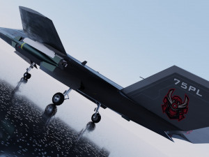 Mitsubishi F-3 F-X Godzilla 3D 模型