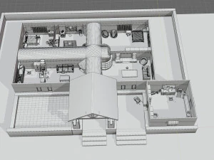 full house 1 3D Model