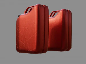 jerrycan - low and high poly 3D Model