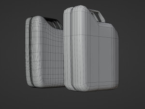 jerrycan - low and high poly Model 3D