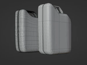 jerrycan - low and high poly 3D Model