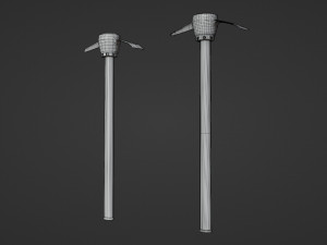 pickaxe - low and high poly Modelo 3D