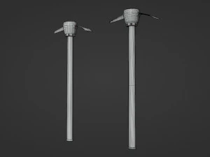 pickaxe - low and high poly 3D Model