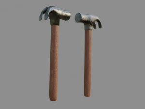 palu - poli rendah dan tinggi Model 3D