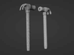 hammer - low and high poly 3D 模型