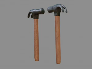 hammer - low and high poly 3D Model